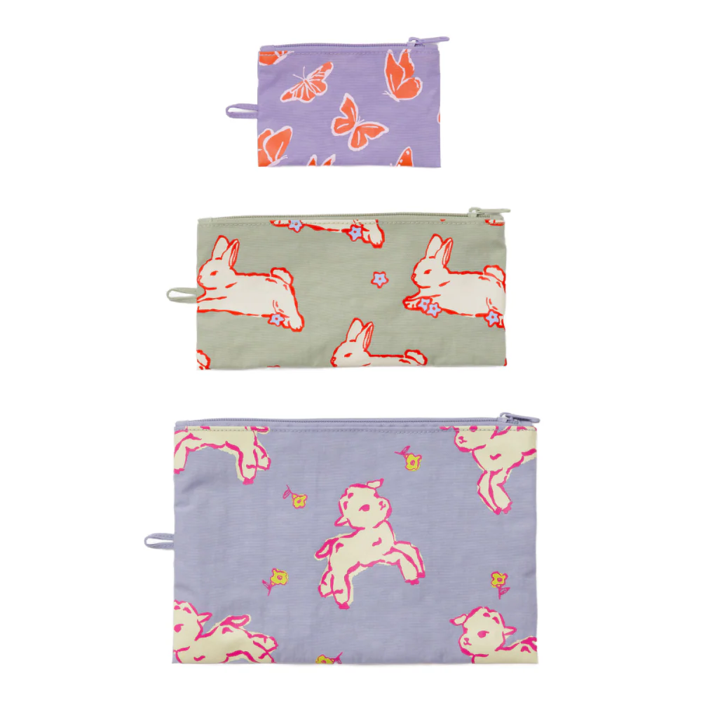 Baggu Flat Pouch Set of 3 - Image 2
