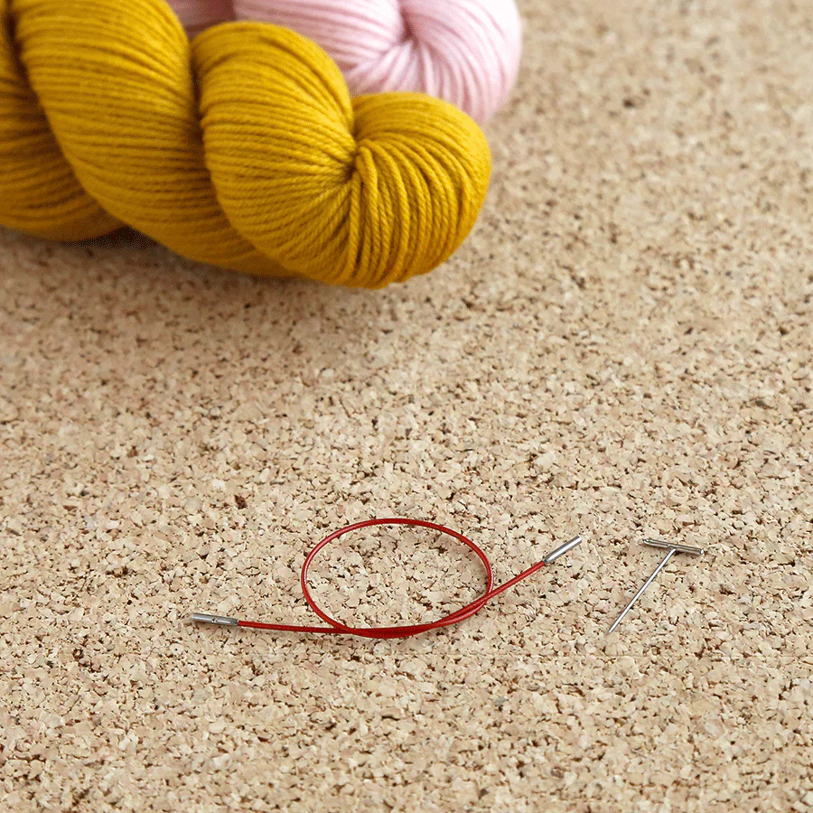 ChiaoGoo Twist Shortie Red Cable 6 in.