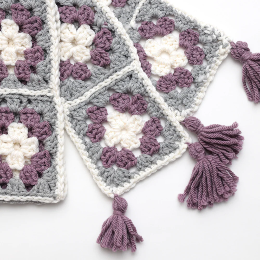 Crochet Level 2: Granny Square Scarf - Image 8