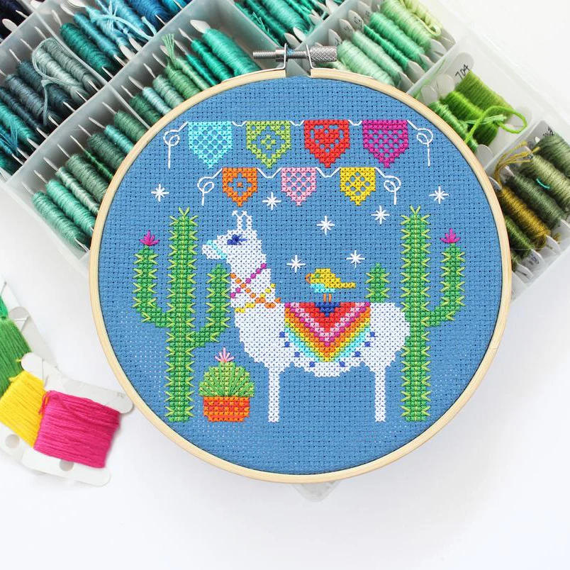 Diana Watters Fiesta Llama Cross Stitch Kit