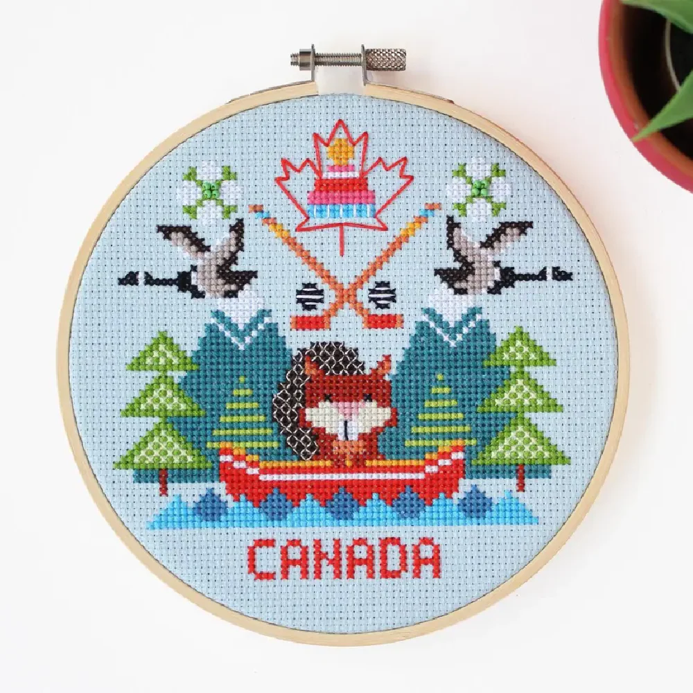 Diana Watters Oh Canada Cross Stitch Kit