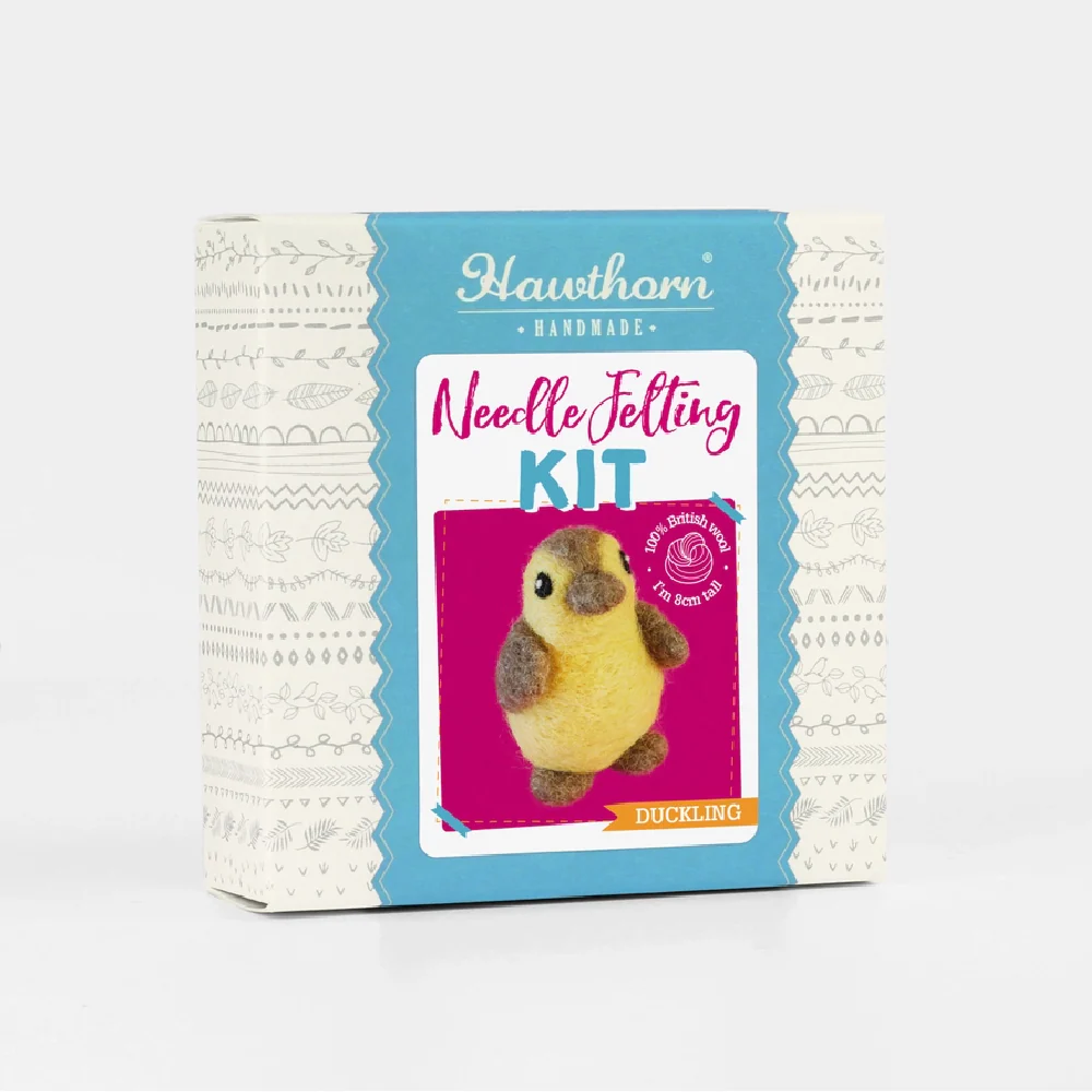 Hawthorn Handmade Mini Needle Felting Kit | Duckling