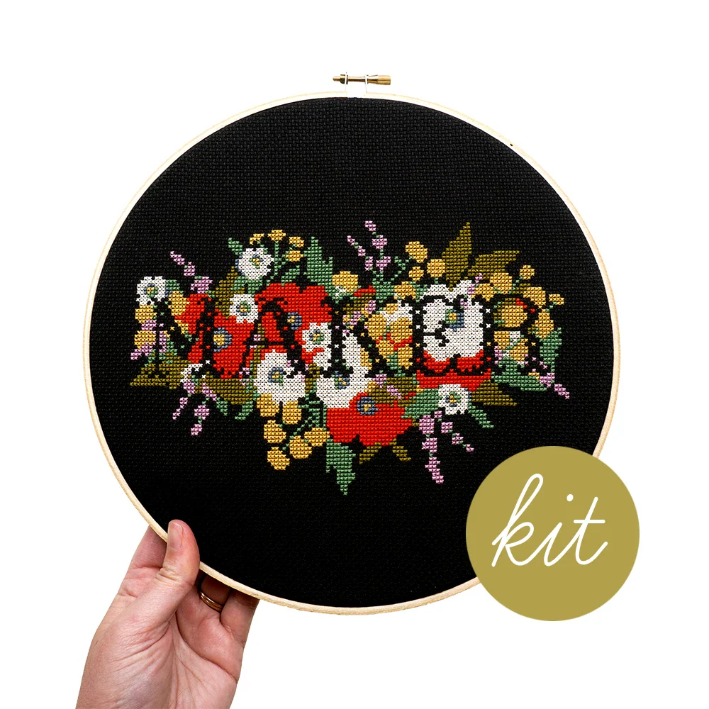 Junebug and Darlin MAKER Cross Stitch Kit