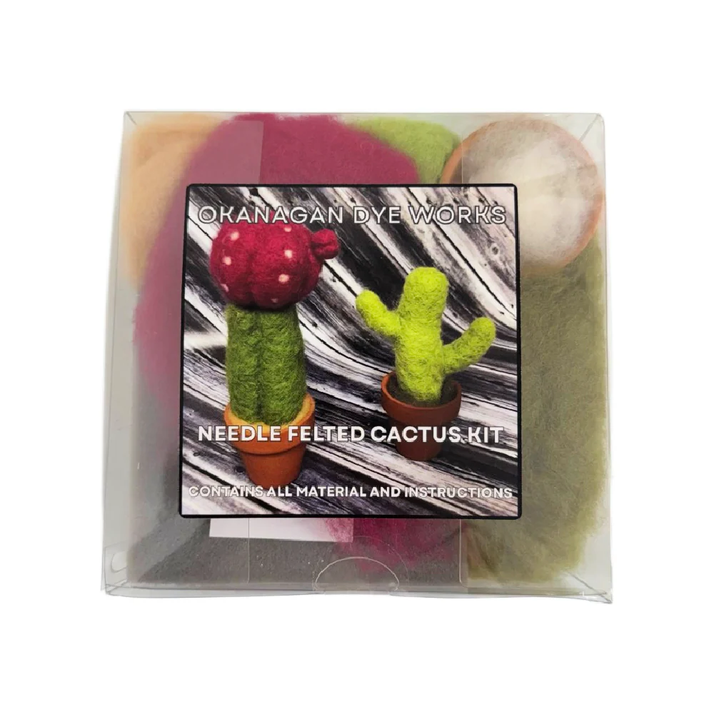 Okanagan Dye Works Felting Kit | Cactus Garden