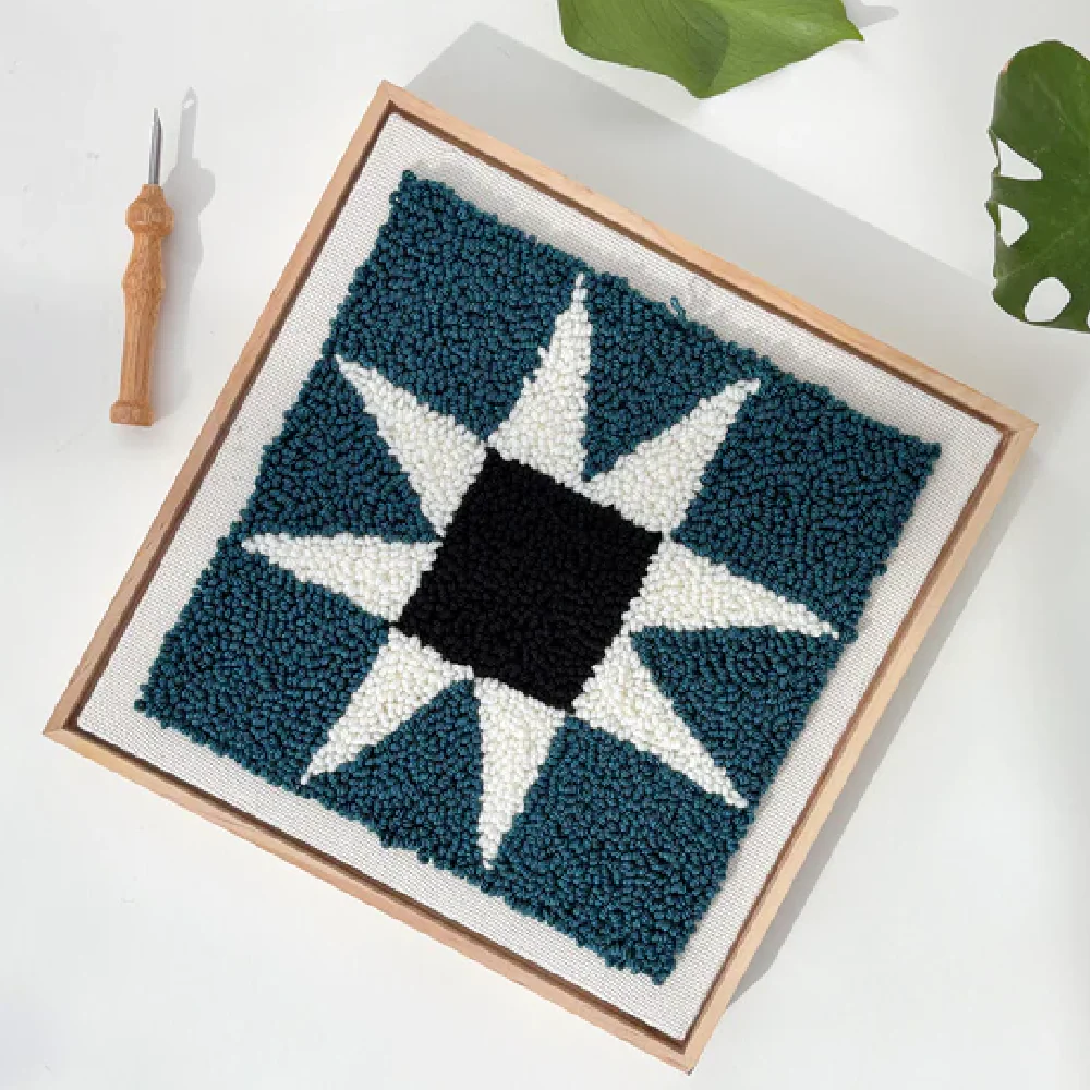 The Urban Acres Punch Needle Kit | Sawtooth Quilt Star