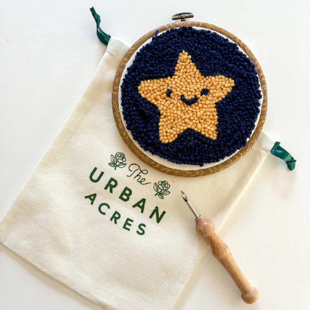 The Urban Acres Punch Needle Kit | Star